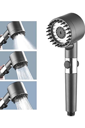 CEYLAN ADAM Yüksek Performanslı Masaj Etkili Su Tasarruflu Duş Başlığı Krom Kaplama Uzun Ömürlü