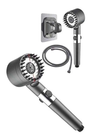 CEYLAN ADAM Yeni Nesil Duş Başlığı Paslanmaz Çelik Masaj Etkili Ergonomik Tasarım Su Basınçlı