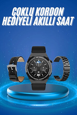CEYLAN ADAM Çoklu Kordon Hediyeli Akıllı Saat Çağrı Cevaplama Müzik Dinleme Dokunmatik Ekran