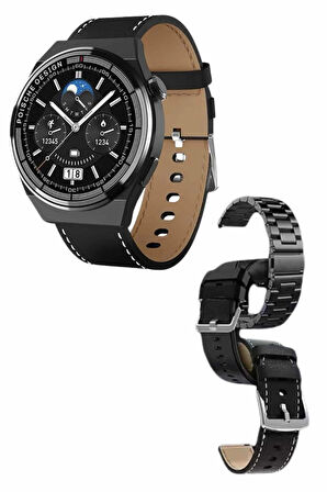 CEYLAN ADAM En Çok Tercih Edilen Akıllı Saat Amoled Ekran Nabız Sensörü GPS Uyumlu Adımsayar