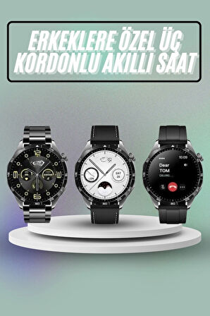 CEYLAN ADAM Akıllı Saat Ios Ve Android Tüm Telefonlara Uyumlu Çok Fonksiyonlu Amoled Ekran