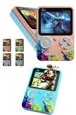 CEYLAN ADAM Çocuklara Özel 4K HD Retro Oyun Konsol El Atari Taşınabilir 500 Oyunlu