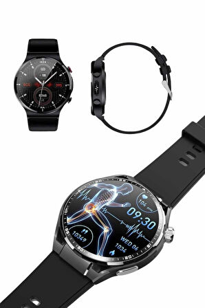 CEYLAN ADAM Amoled Ekran Akıllı Saat Üç Kordonlu İOS Android Uyumlu