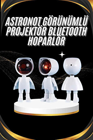 CEYLAN ADAM Gün Batımı Projektör Lamba Astronot Görünümlü Dekoratif Masa Lambası