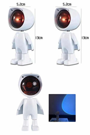 CEYLAN ADAM Projektör Atmosfer Işık Lambası Projektör Güneş Lambası Masa Lambası