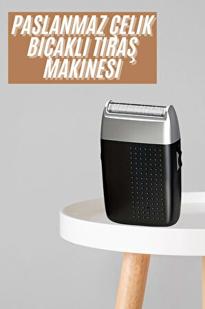 CEYLAN ADAM Günlük Sakal Tıraşına Uygun Tıraş Makinesi Elektrikli Şarj Edilebilir