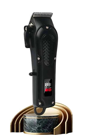 CEYLAN ADAM Dijital Profesyonel Kablosuz Saç Sakal Tıraş Makinası Sessiz Paslanmaz Çelik