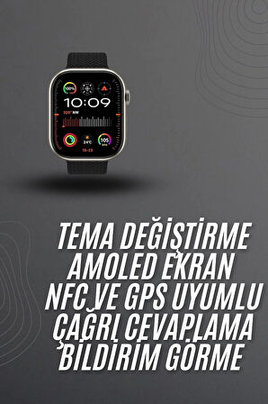 CEYLAN ADAM Akıllı saat 2.02 inch Nabız Ölçer Arama Konuşma Müzik Dinleme