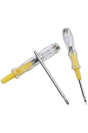 CEYLAN ADAM Kontrol Kalemi Çift Başlıklı Şeffaf Elektrik Testi Değişken Uçlu