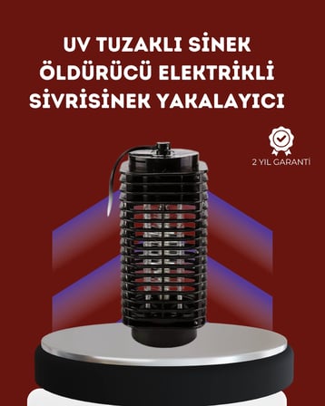 Uzun Ömürlü Elektrikli Sivrisinek Katili – Sessiz Çalışma, Güçlü Performans
