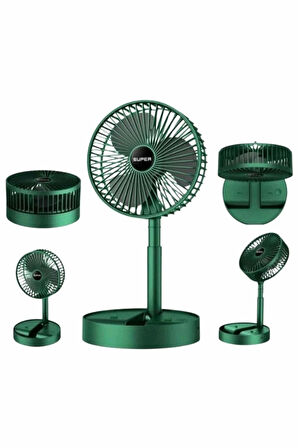 CEYLAN ADAM Katlanabilir Usb Şarjlı Masaüstü Soğutucu Mini Fan Telefon Tutucu