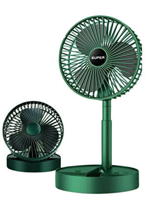 CEYLAN ADAM Katlanabilir Usb Şarjlı Masaüstü Soğutucu Mini Fan Telefon Tutucu