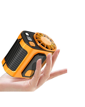 CEYLAN ADAM Taşınabilir USB Şarjlı Turbo Fan – 3 Modlu Soğutma, Hafif & Kompakt