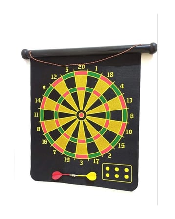 Mey İthalat® Çocuk ve Yetişkin İçin Manyetik Dart Tahtası Katlanabilir Tasarım