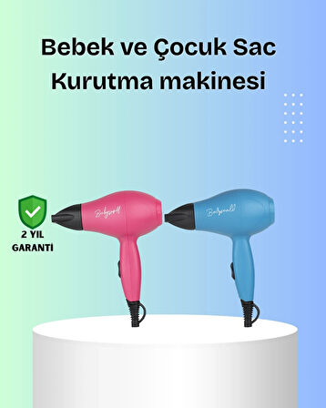 CEYLAN ADAM Bebek Dostu Mini Fön – Statik Elektrik Azaltıcı Anion Teknolojisi