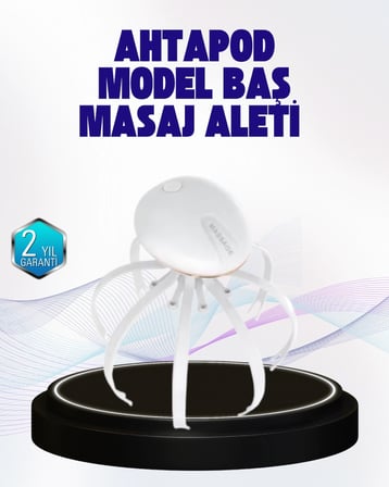 Mey İthalat® Taşınabilir Elektrikli Kafa Masaj Cihazı Sessiz Motor ve Ergonomik Tasarım