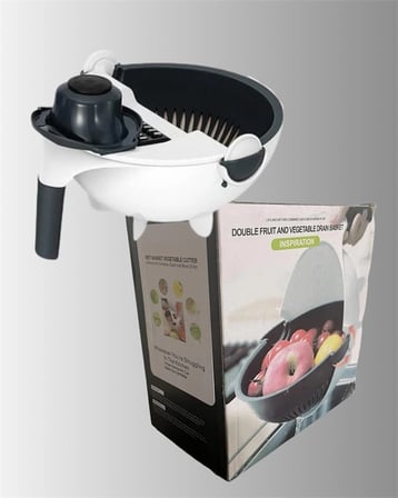 Mey İthalat® Süzgeçli Hazneye Sahip Çok Amaçlı Rende ve Dilimleyici