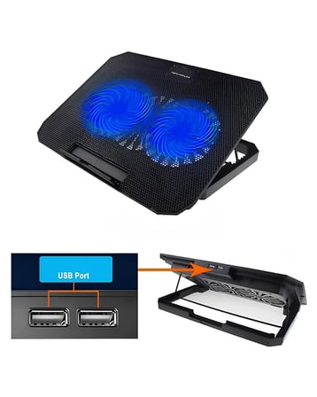 Notebook Soğutucu Fanlı Stand USB Portlu 8 Kademe Laptop Sehpası