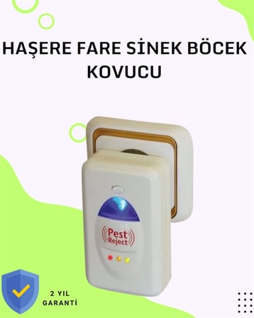 Mey İthalat® Bakım Gerektirmeyen Ultrasonik Haşere Kovucu – Uzun Ömürlü Kullanım