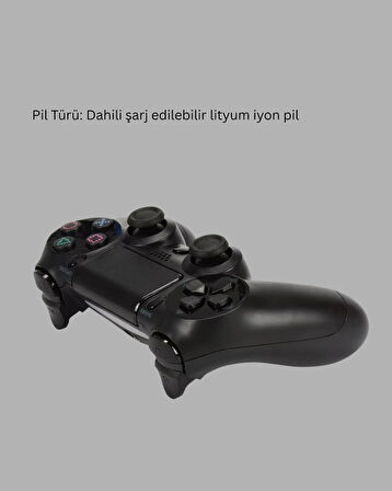 CEYLAN ADAM PS4 Uyumlu Kablosuz Oyun Kolu – Titreşimli, Şarjlı ve Ergonomik