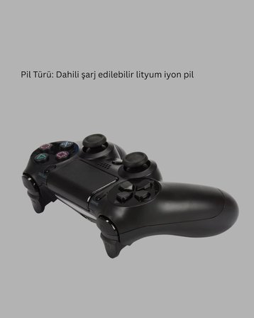 Mey İthalat® Kablosuz PS4 Oyun Kolu – Çift Titreşimli Motor, Uzun Pil Ömrü ve Hassas Kontrol Yeni Nesil