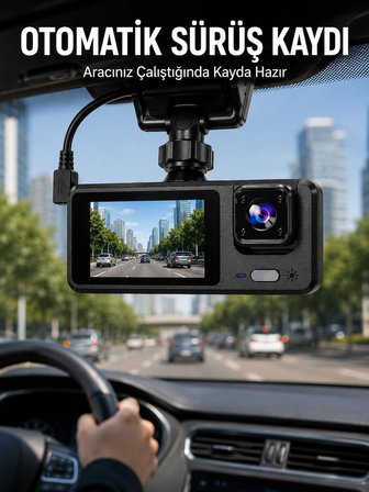 Mey İthalat 3 Kameralı DVR Araç Kamerası – Tam Güvenlik, Tam Kapsama Yeni Nesil