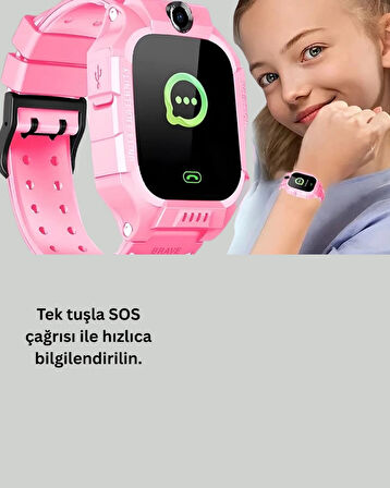 CEYLAN ADAM S10 Akıllı Çocuk Saati Konum Takip ve Güvenlik Özellikli