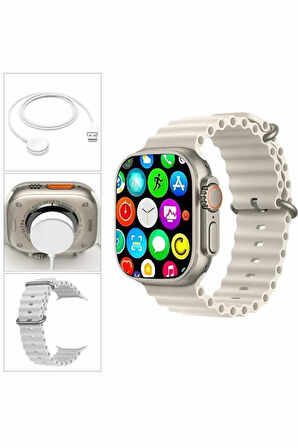 CEYLAN ADAM Akıllı Saat Bleutooth Bağlantılı Akıllı Saat Amoled Ekran 49 MM