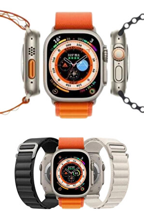 CEYLAN ADAM Yeni Nesil Akıllı Saat Çok Yönlü Titreşimli 49 MM Android ve İOS Uyumlu