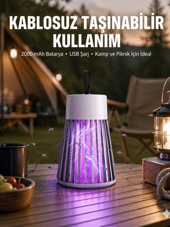 Mey İthalat® Uzun Ömürlü Bataryalı Taşınabilir Böcek Kovucu