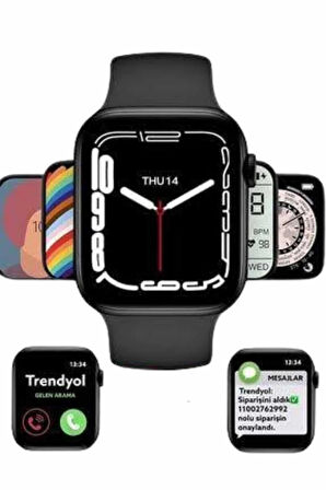 CEYLAN ADAM Yeni Model Akıllı Saat Dokunmatik Ekran Unisex Amoled Ekran 44 mm