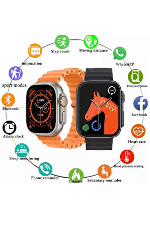 CEYLAN ADAM 2025 Model Akıllı Saat Kordon Hediyeli Çağrı Cevaplama Uzun Pil Süreli Android İOS Uyumlu