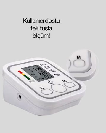 Mey İthalat® Ritmi Tespit Özellikli Dijital Tansiyon Aleti