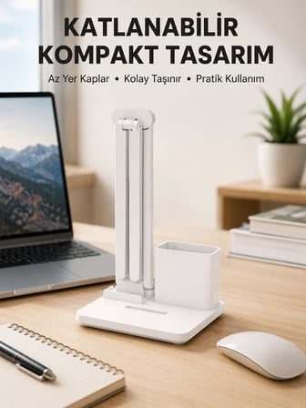 Mey İthalat Ev ve Ofis İçin Fonksiyonel Masa Lambası | Enerji Tasarruflu, Çok Yönlü Kullanım Yeni Nesil