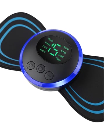 Mey İthalat® Elektronik Kas Uyarıcı EMS Masaj Pedi Evde Spor Destekleyici