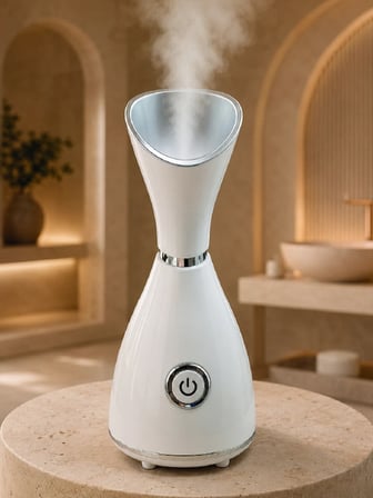 Mey İthalat® Yüz Buhar Cihazı 80 ML Su Hazneli Nano İyonik