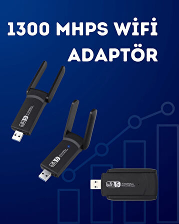 CEYLAN ADAM USB WiFi Adaptör – 1200 Mbps Hız