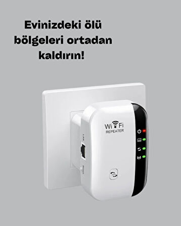 CEYLAN ADAM 300 Mbps Kablosuz WiFi Menzil Genişletici – Repeater & AP Modu