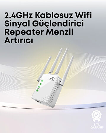 CEYLAN ADAM Yüksek Hızlı Parazit Önleyici WiFi Repeater Router
