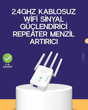 CEYLAN ADAM Çift Bantlı Otomatik Kurulum WiFi Repeater Menzil Genişletici