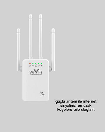 CEYLAN ADAM Çift Bantlı Otomatik Kurulum WiFi Repeater Menzil Genişletici