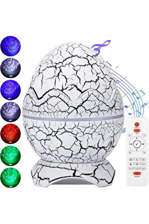CEYLAN ADAM Gece Lambası Yumurta Işık Speaker Yeni Nesil Dinozor Yumurtası Görünümlü