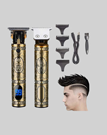 CEYLAN ADAM 0.1 mm Hassas Kesim Tıraş Makinesi Şarjlı Metal Gövde