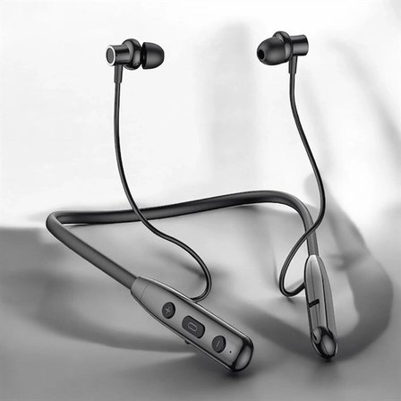 Mey İthalat® Boyun Bantlı Bluetooth Kulaklık ANC Özellikli Kulaklık İçi