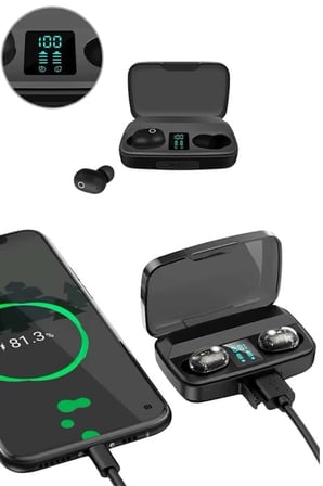 Yeni Nesil TWS Kablosuz Kulaklık Güçlü Batarya Yüksek Kalite Bluetooth 5.0 ANC Özelliği