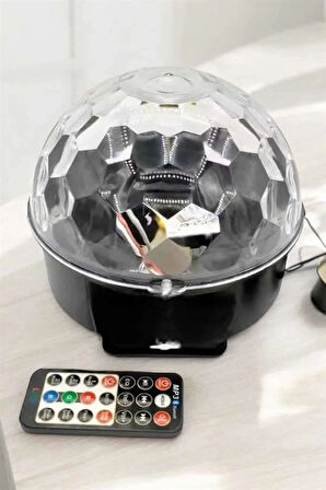 CEYLAN ADAM Bluetooth ve Uzaktan Kumandalı Çok Renkli Masaüstü Disko Topu