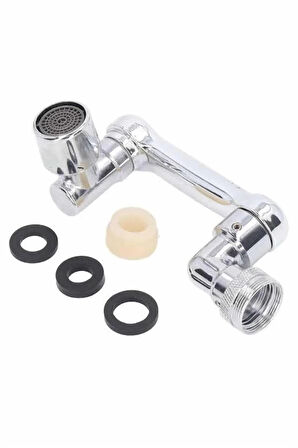 CEYLAN ADAM Döndürülebilir Musluk Mutfak Banyo Musluk Ucu Başlığı 4 Filtreli