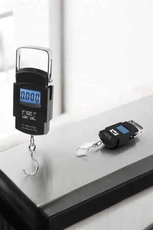 Mey İthalat® 50 Kg El Kantarı Ağırlık Ölçer Dijital Ekranlı Kancalı Portatif