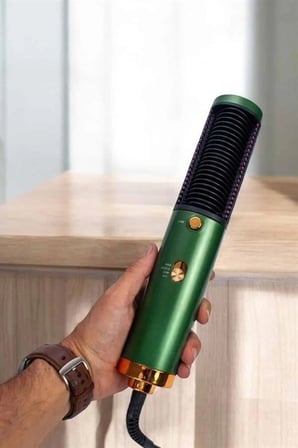 Mey İthalat® Fön Tarak Saç Düzleştirici Üflemeli Fön Makinesi Sıkı Dişli Taşınabilir