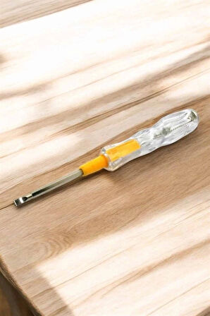 CEYLAN ADAM Çift Taraflı Elektrik Kontrol Kalemi Şeffaf Tornavida